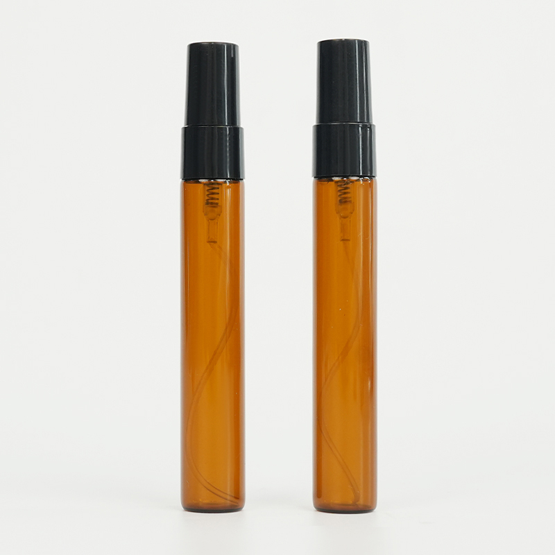 Mini botellas pulverizadoras de vidrio ámbar