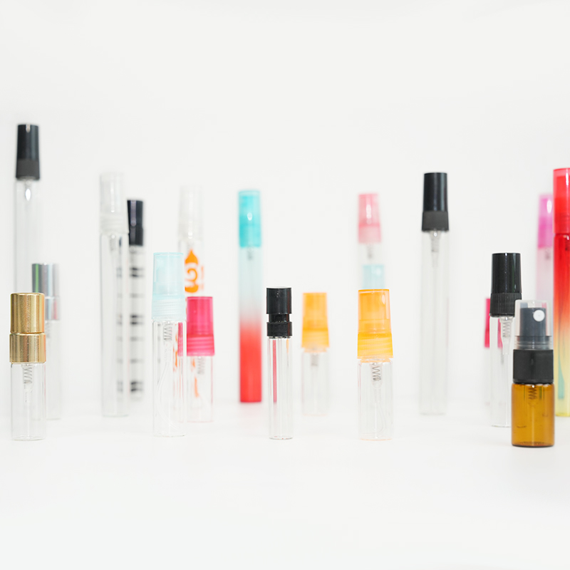 Mini botellas pulverizadoras de vidrio ámbar Mini botellas pulverizadoras de vidrio ámbar