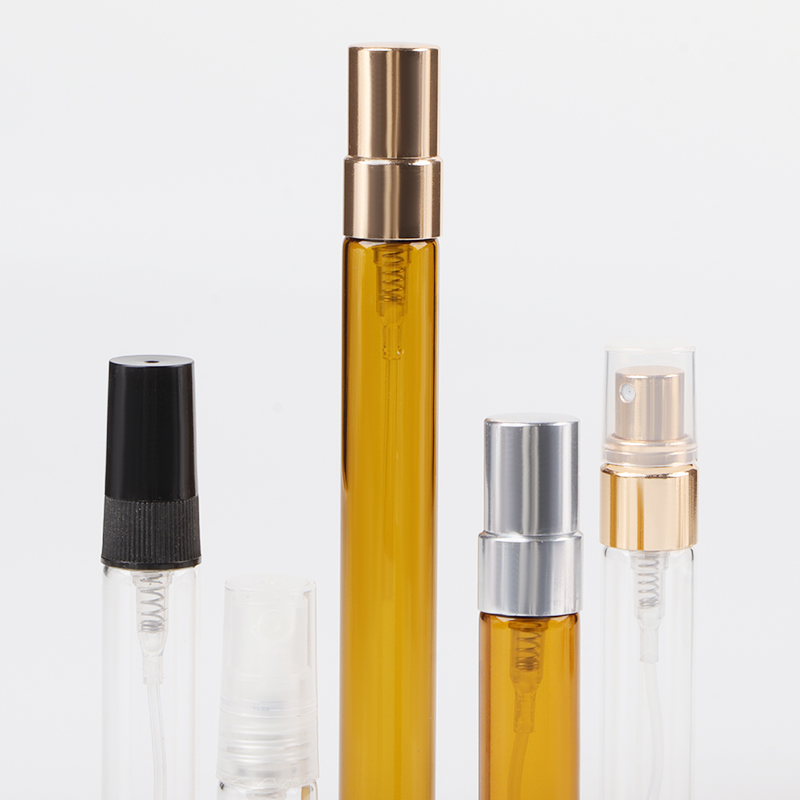 Mini botellas pulverizadoras de vidrio ámbar Mini botellas pulverizadoras de vidrio ámbar