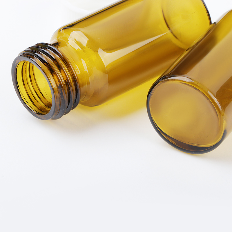 Vial tubular de vidrio ámbar